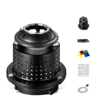 OT1 Photograph Flash Snoot Conical Lens Mount for Light Professional Photography Accessories