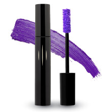 Mascara allungante professionale Radiant, mascara con fibre per ciglia lunghe e voluminose, formula con cera naturale, cruelty-free, pennello in