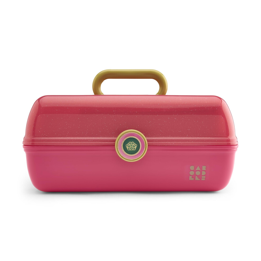 Caboodles Damen On-The-Go Girl Kosmetiktasche Wicked Glinda-Pink Over Pink Sparkle