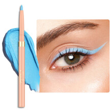 Oulac Blue Eyeliner Pencil Waterproof Retractable Eye Liner Pen Smooth and Creamy Eye Makeup for Precision Application Vegan & Cruelty-Free 10 Fre