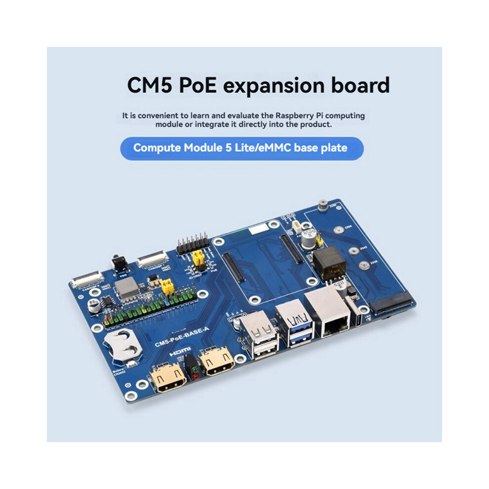 For Compute Module 5 Poe Base A Rj45 For Cm5 Lite/Emmc, All Variants Of 4852496760540