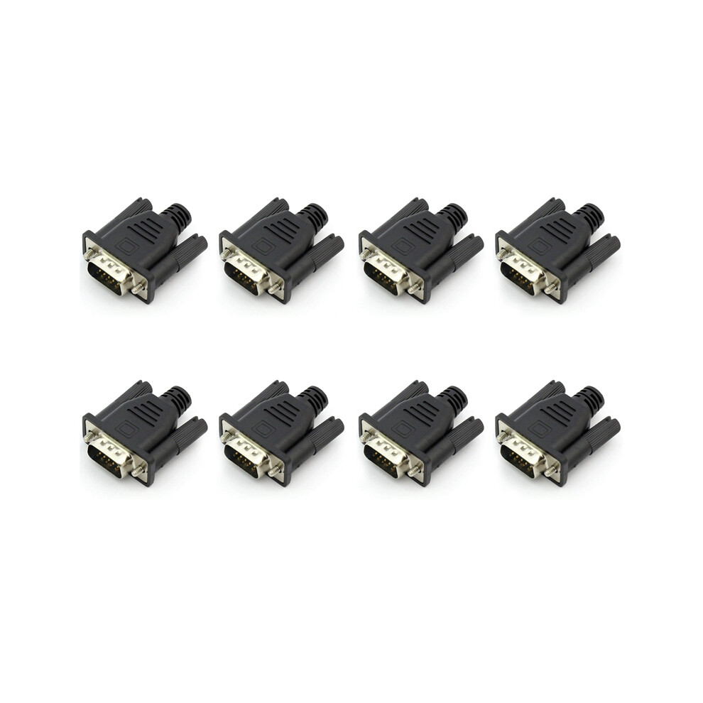 8X Vga Virtual Display Adapter Male Dummy Plug Edid Headless Ghost Emulator Lock Plate 4852496761691