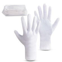 Håndlove 12 par eksemhandsker Fugtighedshandsker natten over til kvinder og mænd natten over lotion & spa-behandling Tørt hænder & eksem 100% Bom