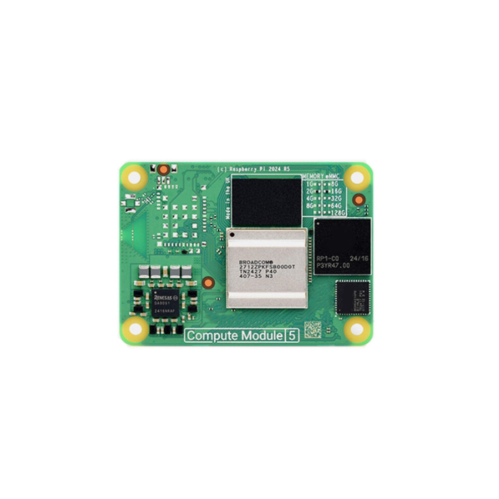 For Compute Module 5 Cm5-Quad Core -A76 @2Ghz,Bcm2712 Board Cm5002016-Emmc 16Gb 4852496762797