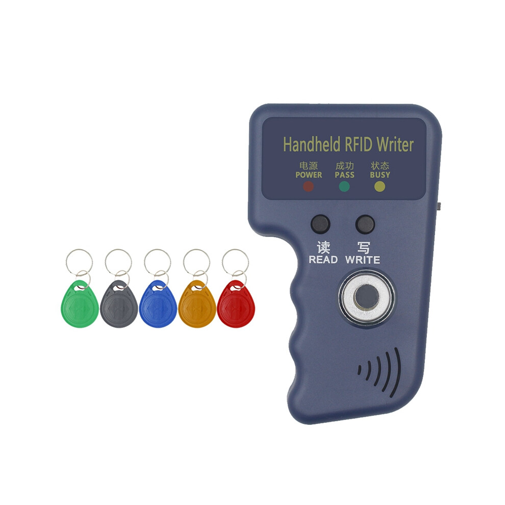 Rfid Card Writer Reader Duplicator+5Xt5577 Keychain 125Khz Tm Copier Key Cloner For Em4305 Cet5200 Chip Cards 4852496762940