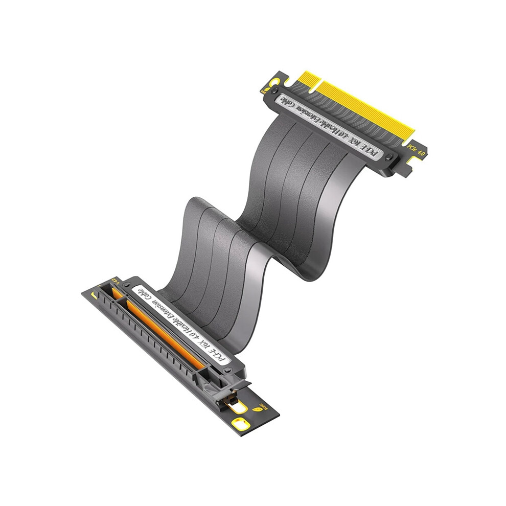 Pcie 4.0 Extension Cable, 16X Shielded High Speed Gpu Riser Cable With Pci Express Port Card, 20Cm 90 4852496763619