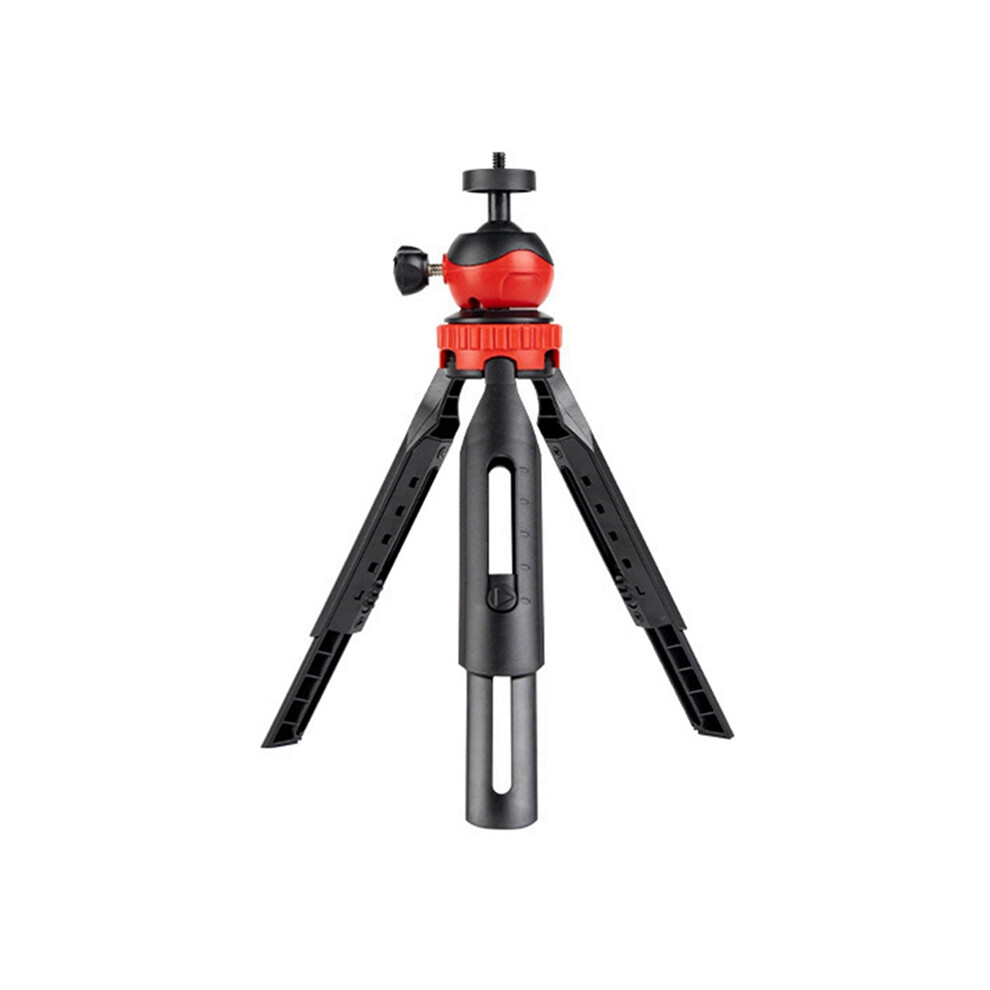 Multifunctional Mini Tripod For Cameras & Phones Desktop Portable Vlog Selfie Stick With 360 Ball Red 4852496764128