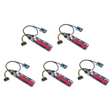 5X Mini PCIe to PCI Express 16X Riser for Laptop External Graphics Card GDC BTC Miner MPCIe PCI-E Slot Mining