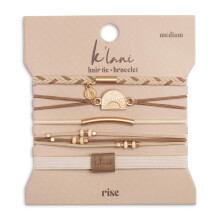 K'lani Rise Bracelets for Women - Elastic Bracelets and Boho Hair Ties - Cute Hair Ties for Women and Hair Tie Accessories - Stylish Bracelets Bo