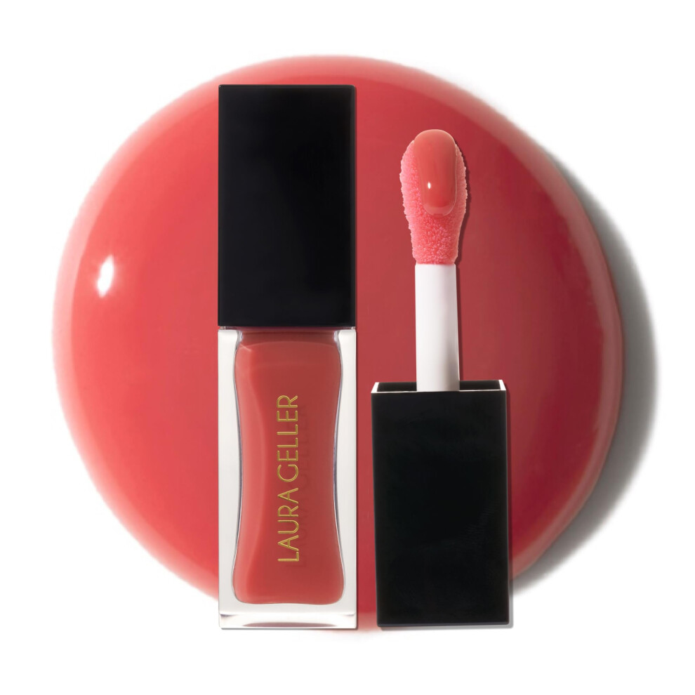 Laura Geller Beauty Laura Geller New York Fine Shine Glossy Lip Oil Rose Garden - Hydrating Lip Gloss