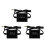 3X SNI-1/3.5 Noise Filter Ripple Mass Insulator 3.5mm Black 1