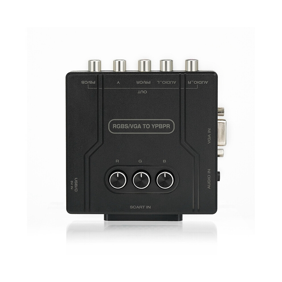 Rgbs Vga To Ypbpr Component Converter Scart For 64 Ps1 Ps2 Dreamcast Retro Game Consoles 4853284762005