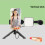 Mobile Phone Tripod Kit with Microphone LED Fill Vlog Video Making for Live Recording Selfie Study B 8