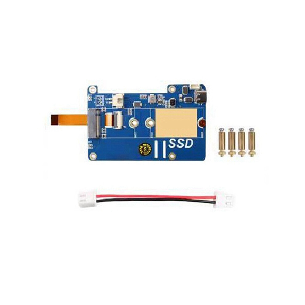 Mps2280p Pcie M.2 Nvme Ssd Expansion Board For 5 Support 2280/2242/2230 Rpi 4853284760322