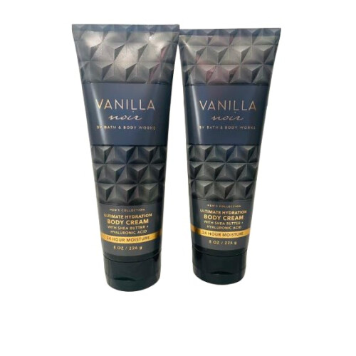 Bath & Body Works Bath and Body Works Vanilla Noir K   rpercreme, 237 ml, 2er-Pack