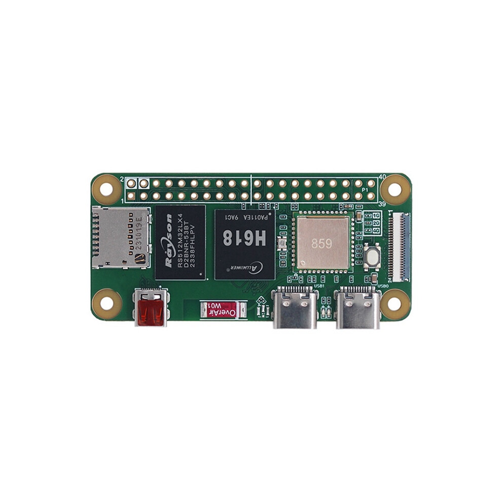For Walnutpi Zerow Development Board Allwinner H618 2.4G /5G Wifi Bluetooth 5.0 4K Motherboard With Antenna 2G Green 4853284759128