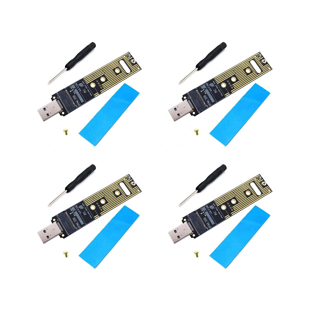 4X Nvme Usb Adapter M.2 Ssd To 3.1 10Gbps Usb3.1 Gen 2 For M2 Nvme 2230 2242 2260 2280 4853284762494