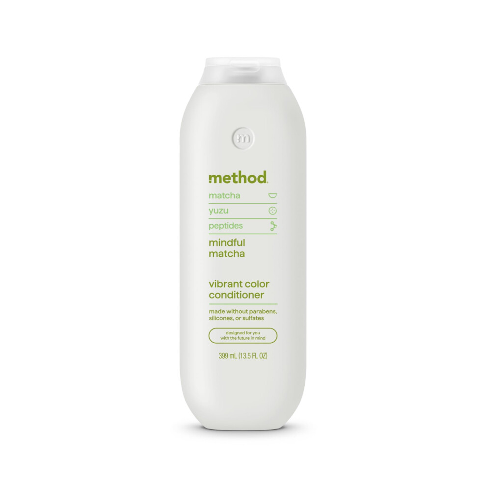 Photos - Hair Product Method Color Protect Conditioner Mindful Matcha Matcha + Yuzu + Jasmine notes 13.5oz B0DF414X7C