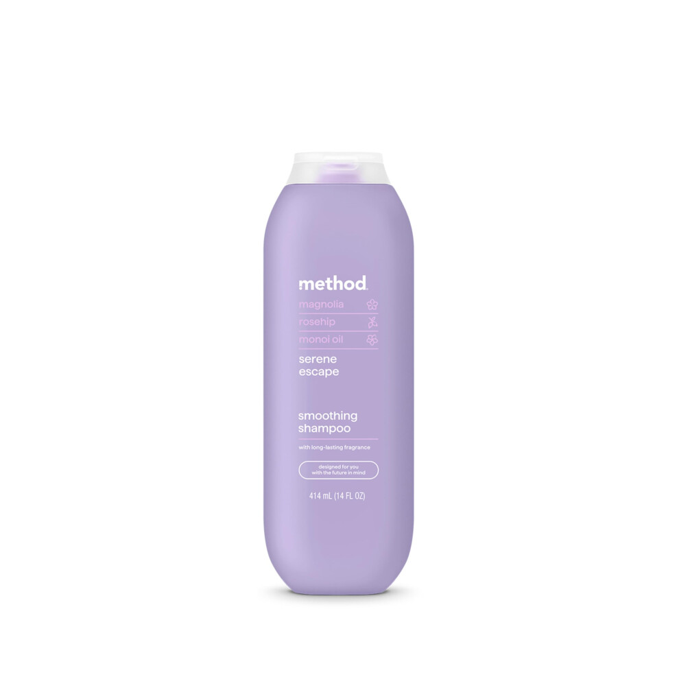 Photos - Hair Product Method Smoothing Shampoo Serene Escape Magnolia + Rose Hip + Monoi Oil notes 14oz B0DF41W2VH