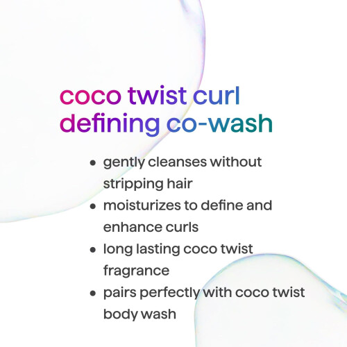 Method Curl Defining Co-Wash  Coco Twist  Coconut Milk + Avocado + Macadamia notes  13.5oz 2