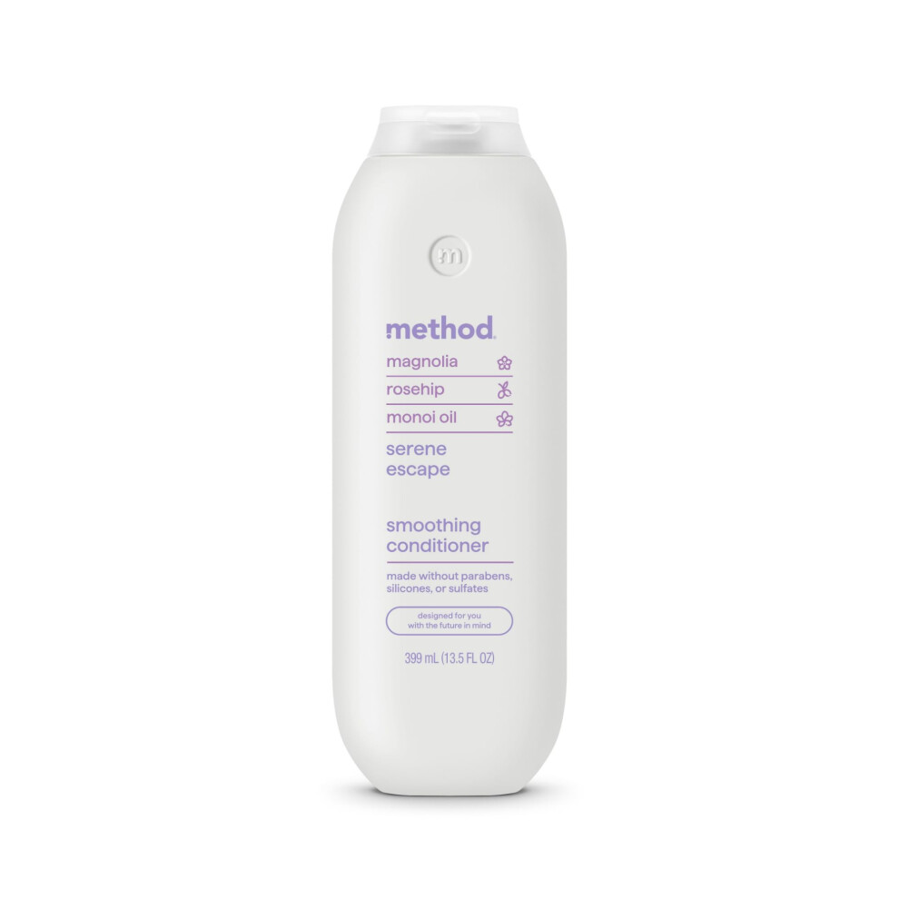 Photos - Hair Product Method Smoothing Conditioner Serene Escape Magnolia + Rose Hip + Monoi Oil notes 13.5oz B0DF3Y5133