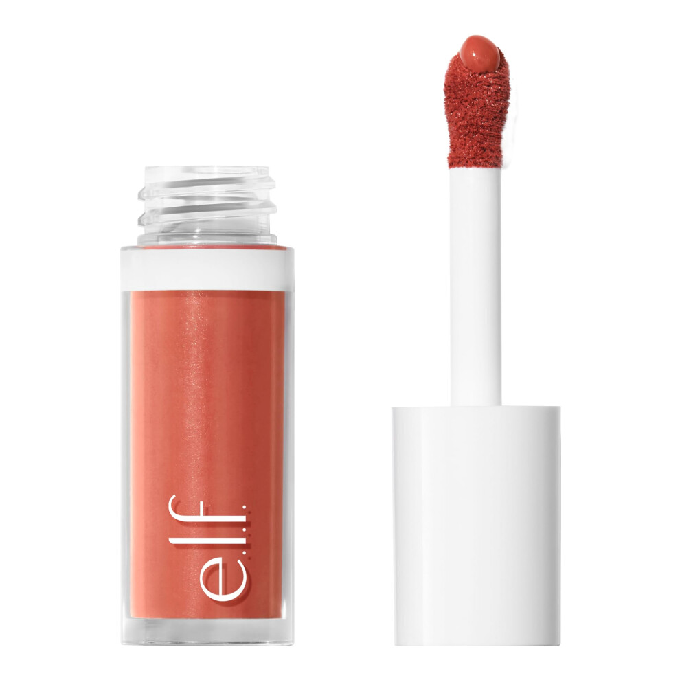 e.l.f. Camo Liquid Blush  Long-lasting Liquid Blush For High-pigment Color  Creates A Soft  Dewy Finish  Vegan & Cruelty-free  Copper Etiquette