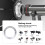 120cm Quick-Setup Octagon Softbox Bowens Mount Hot Shoe Camera Flash for Studio LED Video Light 7