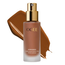 Ogee Complexion Perfecting Tinted Moisturizer per il viso (Spruce 12.75N - Sottotono bronzo intenso) - Siero colorato leggero con vitamina C e ol