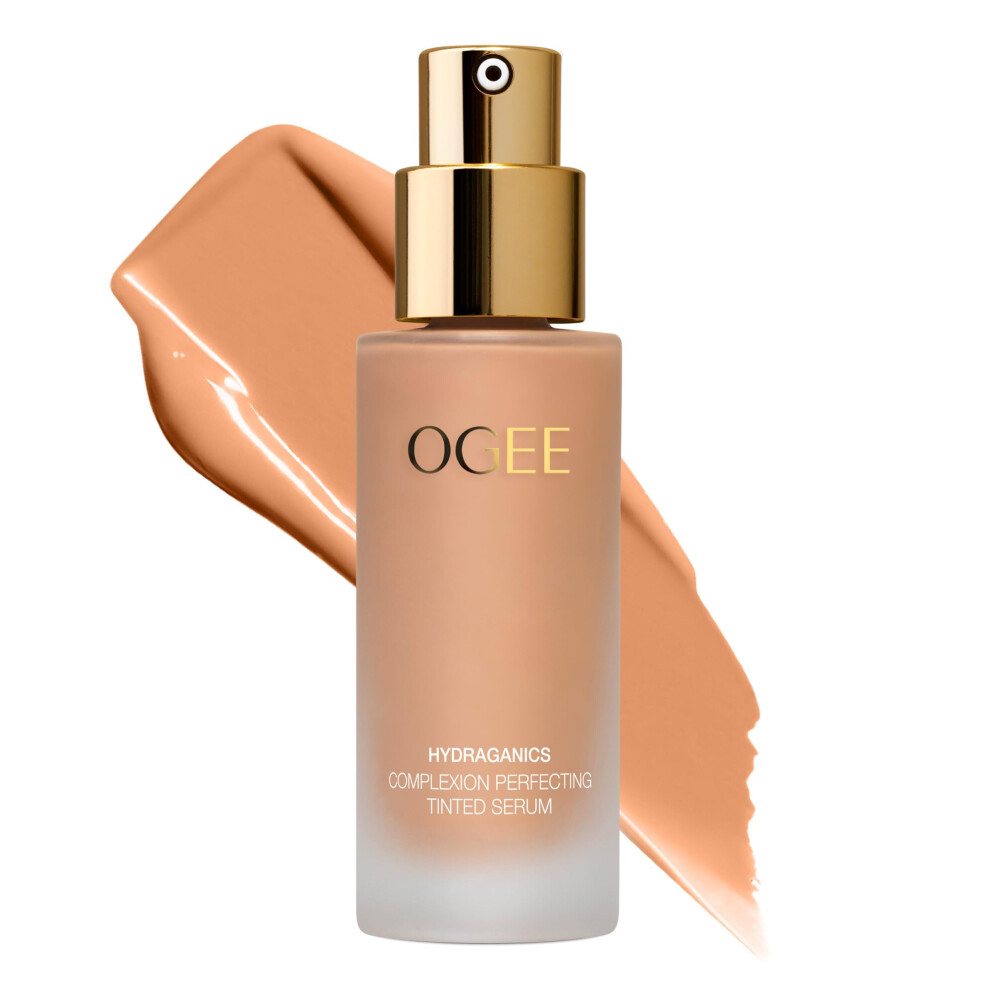 Ogee Complexion Perfecting Tinted Moisturizer For Face (Gingko 5.00N - Medium Tan  Neutral Undertones) - Lightweight Tinted Serum with Vitamin C & Joj-image-OPC-PGDQKBG-NEW