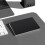 Trackpad Bluetooth Wireless 2.4G Wired Touchpad Touch Pad Rechargeable Mouse for Laptop PC Black 3