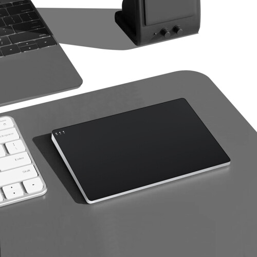 Trackpad Bluetooth Wireless 2.4G Wired Touchpad Touch Pad Rechargeable Mouse for Laptop PC Black 2