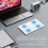 Trackpad Bluetooth Wireless 2.4G Wired Touchpad Touch Pad Rechargeable Mouse for Laptop PC Black 7