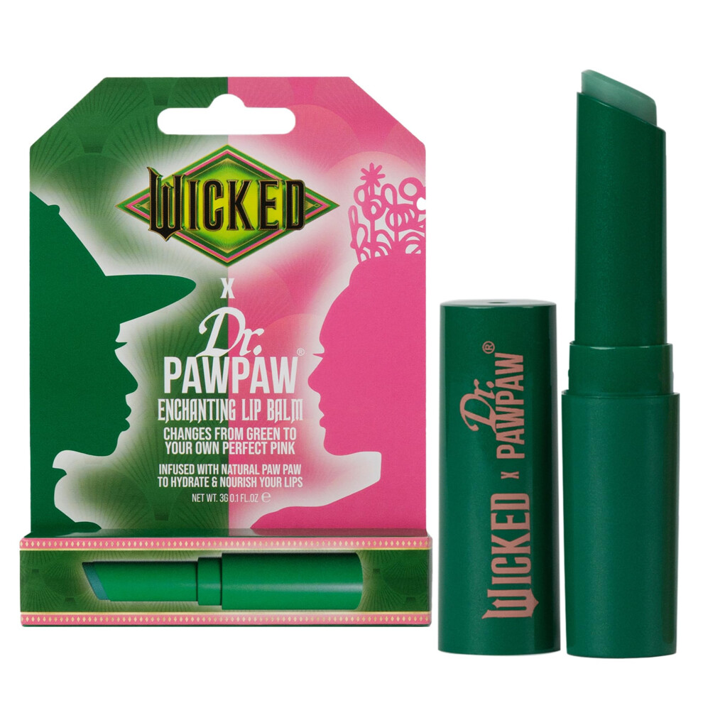 Dr Paw Paw Wicked X Dr Pawpaw Enchanting Lip Balm - Moisturizing Color Changing Tinted Lip Balm For Women - Vegan Nourishing Hydrating Lip Balm - 0.1 Oz