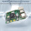 Rock Pi 4C RK3399 Single Board Computer LPDDR4 4GB Support for Android 10.0 and Linux 3