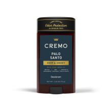 D odorant sans aluminium Cremo Palo Santo pour homme, protection longue dur e contre les odeurs, 48 heures, 75 ml