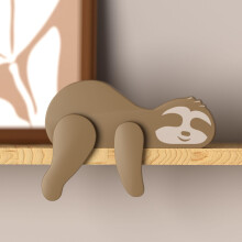Putska Wood Land Nursery Decor - Wooden Animal for Baby Boy Nursery Decor Forest Decoration for Room Shelf Bedroom (Sloth)