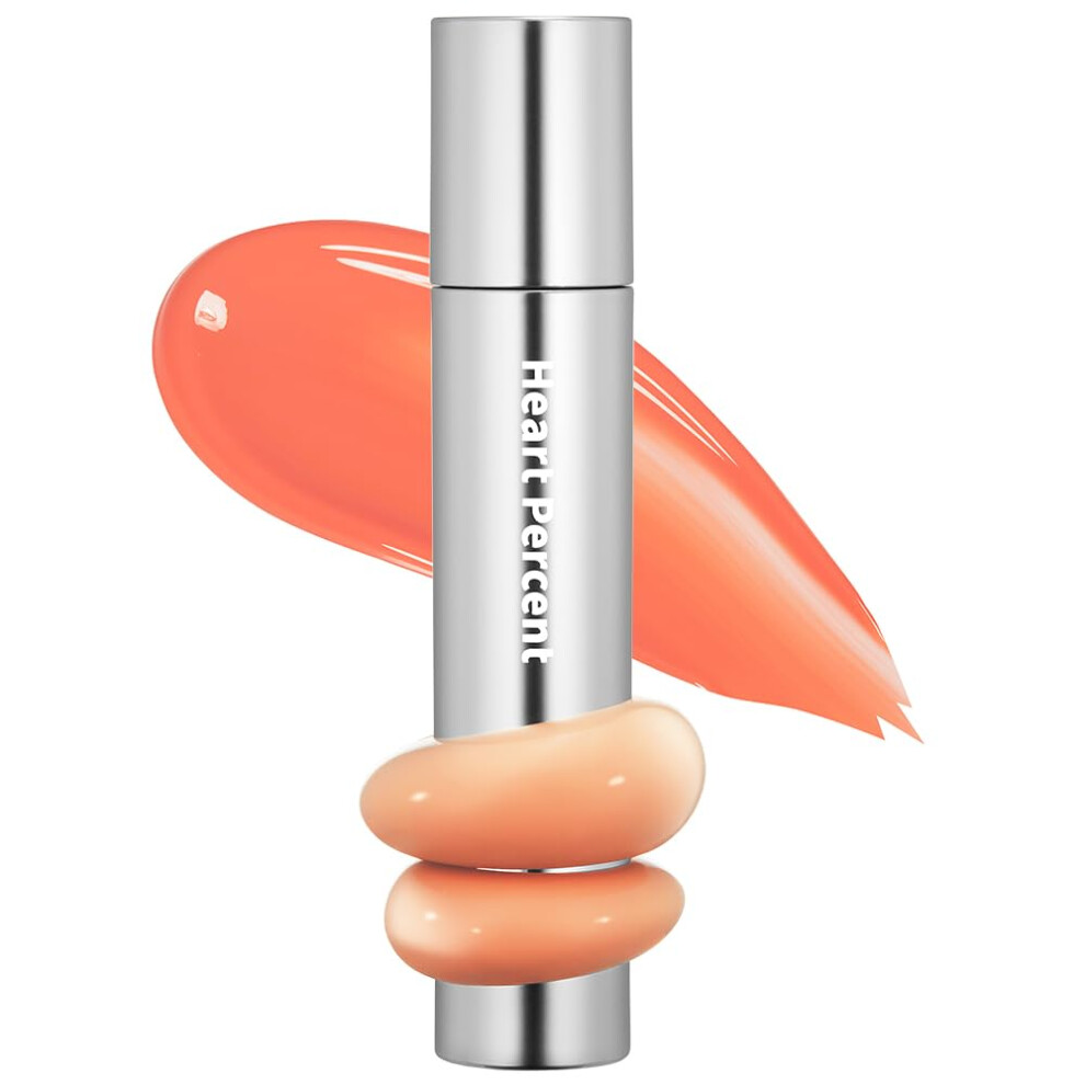 Heart To Heart Heart Percent Dote On Mood One Way Glowy Tint Glass-Like High Shine Glossy Finish W/Long-Lasting Luminous Color Lip Stain For Glowy Look #03. Fancy