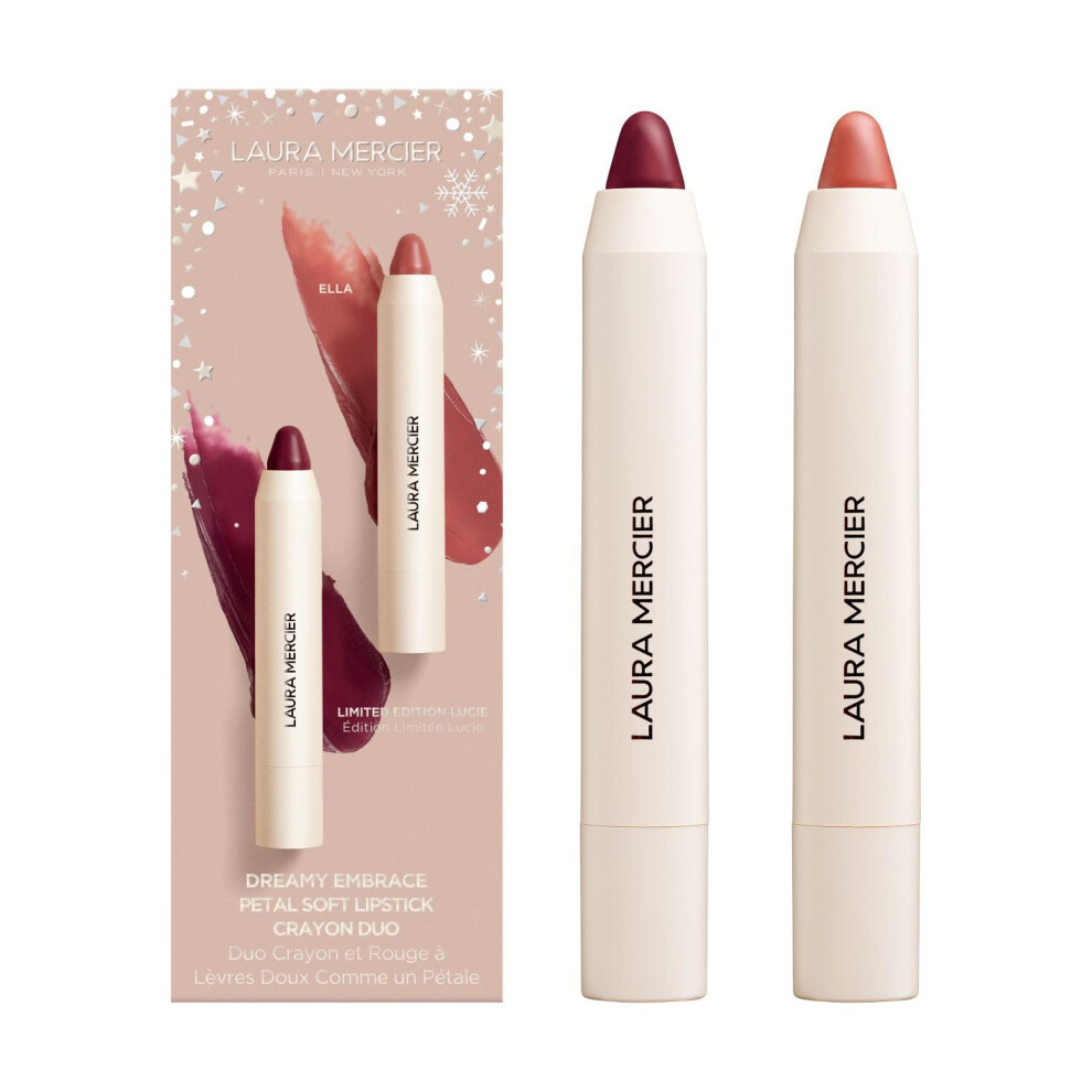 Laura Mercier Petal Soft Lipstick Crayon  24HR Lip Softening Hydration  12HR Sheer Matte Lip Color  Comfortable Weightless Wear  Diffused  Blurred Eff