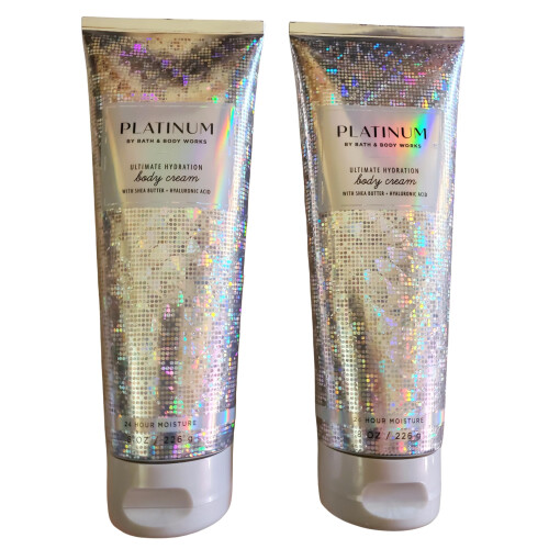 Bath & Body Works Bath & Body Works Platinum Ultimate Hydration K   rpercreme, 237 ml, 2er-Pack