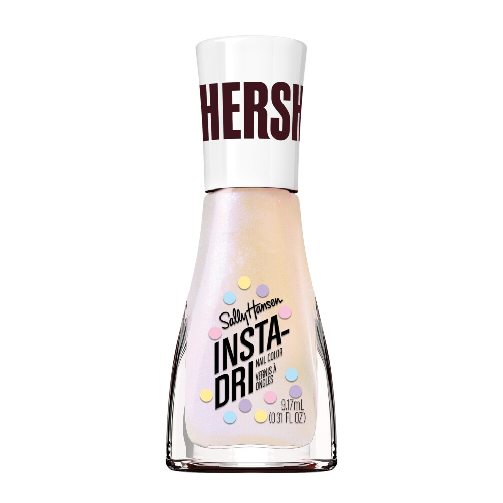Sally Hansen Insta-Dri X Hershey's Cookies 'n' Creme Eggs  Cotton Tails  Quick Dry  Long Lasting  Streak-Free Shine  Nude Nail Polish  0.31 fl oz.