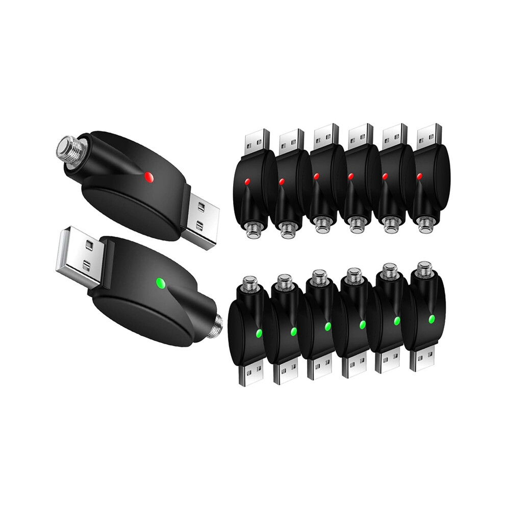 14 Smart Usb Charger Cable With Led Indicator,510 Threaded Battery Charger,Intelligent Overcharge Protection Adapter 4853284770512