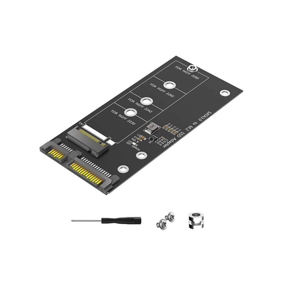 M.2 To Sata Adapter Card Ngff B Key Ssd Converter For 2280 2260 2242 2230 4853284770543