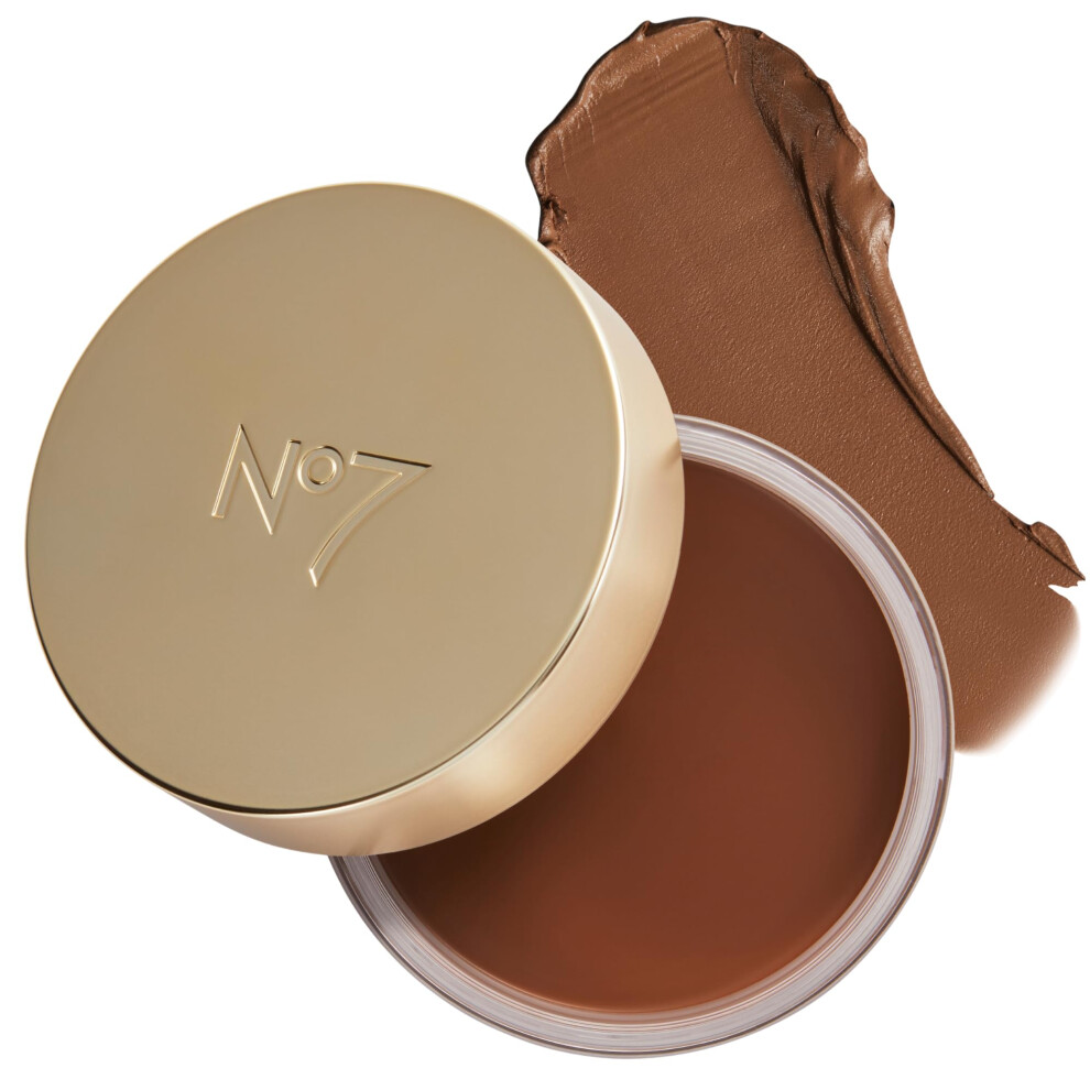 No7 Pro Artist Soft Glow Cream Bronzer - Blendable Cream Makeup with a Lightweight Formula - Customizable Face Makeup for a Natural  Sun-Kissed Glow -