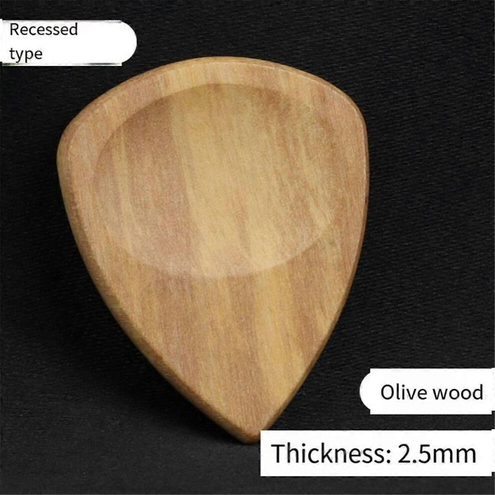 Grooved Guitar Picks, Wooden Guitar Picks, Wooden Guitar Picks for Electric, Acoustic or Bass Guitar,D
