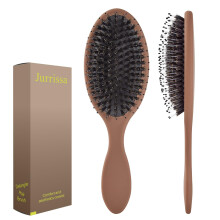 Jurrissa vaddiszn srtju hajkefe noknek s frfiaknak Detangling hajkefe simt masszzshoz Add Shine-Nylon&Boar Bristles Detangler kefe az egszs