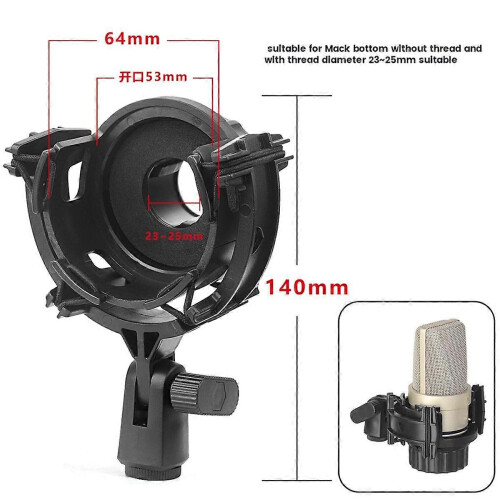 Microphone Shock Mount for PC-K220 Broadcast Clip Studio Recording Mic Holder Spider Condenser