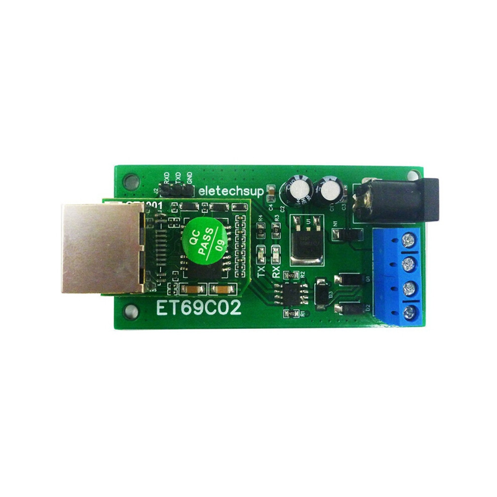 Et69c02 Ethernet Network Ip Rj45 To Rs485 Bus Converter For Modbus Rtu Master Slave Client Server Mqtt Plc 4853284774022