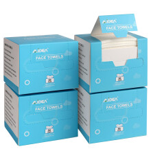 AIDEA Ansigtsh?ndkl?der Engangs-200Ct (4 ?sker) Rene ansigtsh?ndkl?der Ansigtsklude Ansigtsrenseservietter til f?lsom hud Ansigtsh?ndkl?der til m