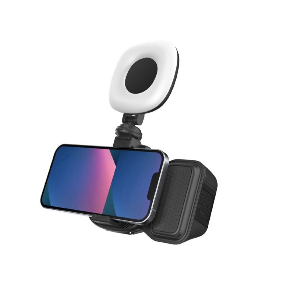 Tlily Phone Bluetooth Handheld Sefile Stick Handle Stabilizer Vlog Selfie Fill Photography Accessories With Light/Black