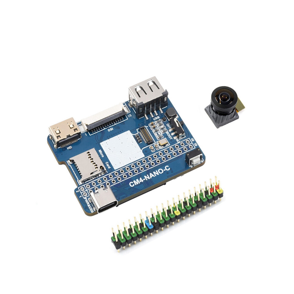 For Cm4 Nano C Expansion Board 8Mp 160Cam 30Fps 40Pin Gpio For Compute Module 4 Blue 4853284775791